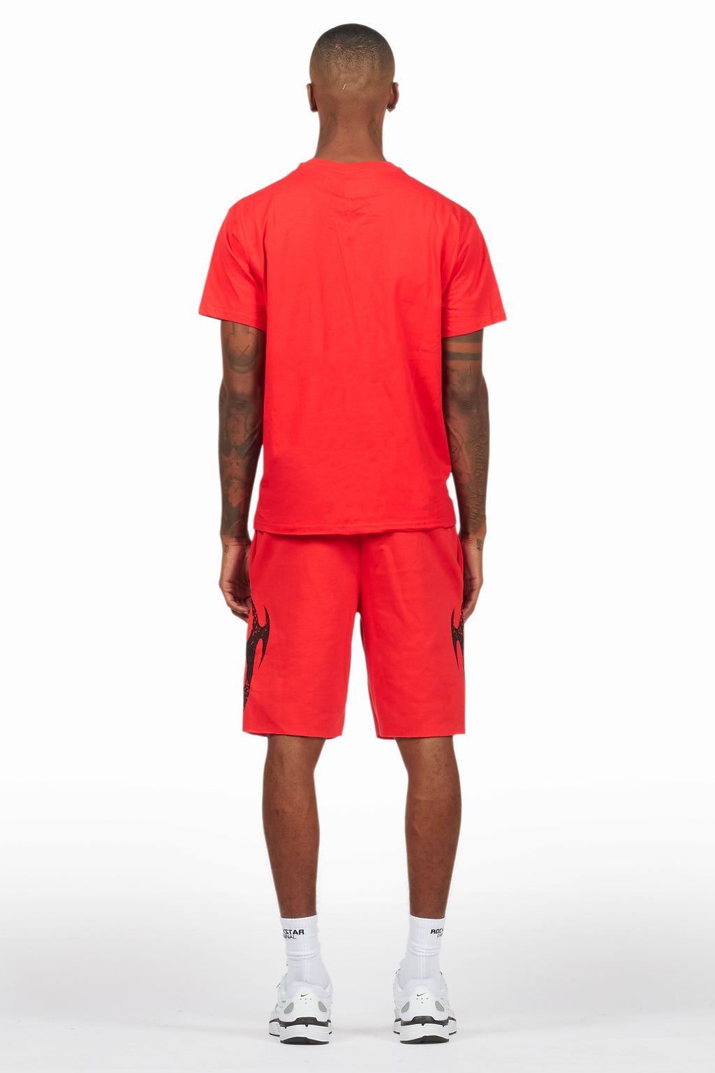 Members Red/Black T-Shirt/Short Set