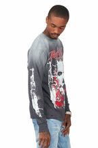 Mercy Charcoal Long Sleeve Graphic T-Shirt