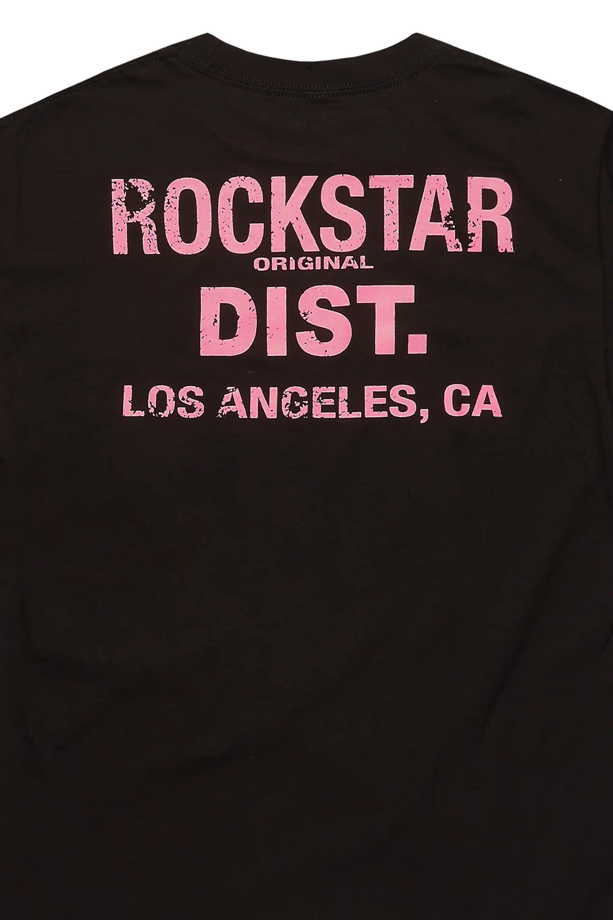 Dalasia Black/Pink Oversized Tee