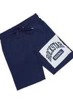 Jain White/Navy T-Shirt/Short Set