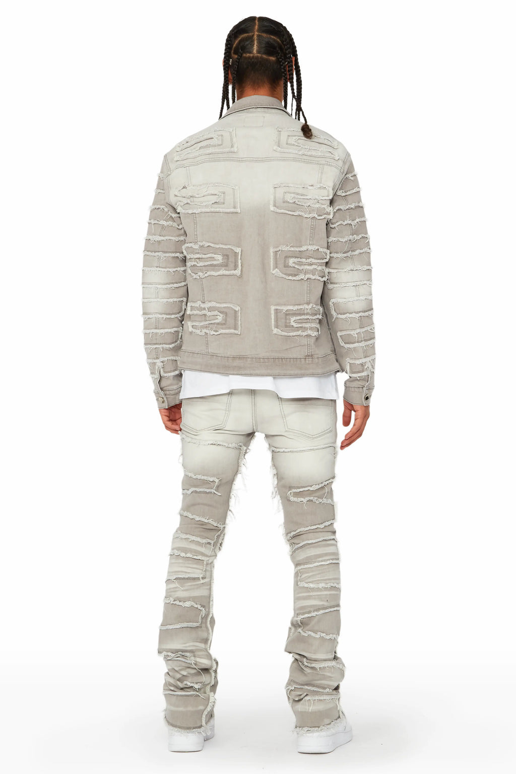 Shake Grey Denim Jacket