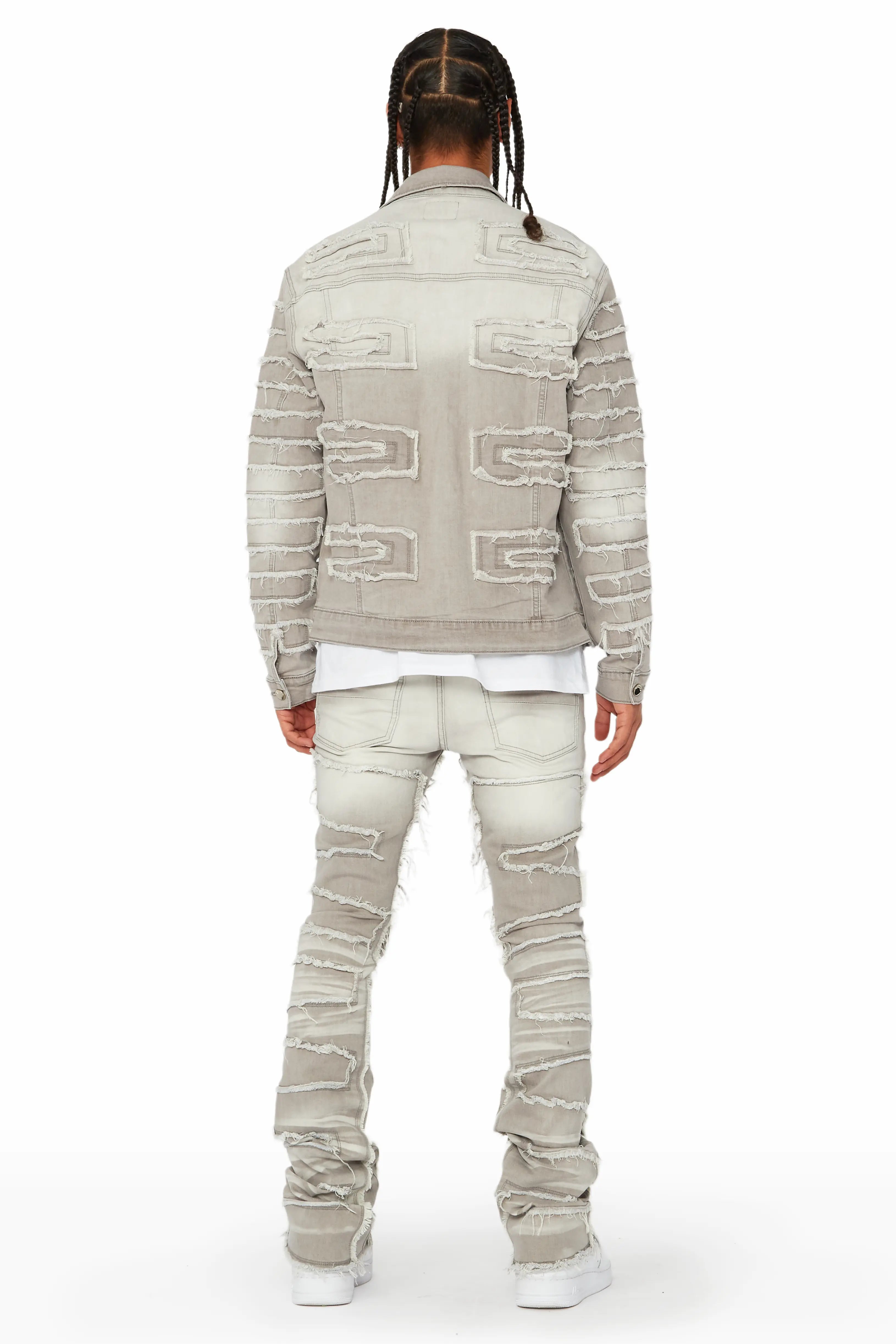 Shake Grey Denim Jacket