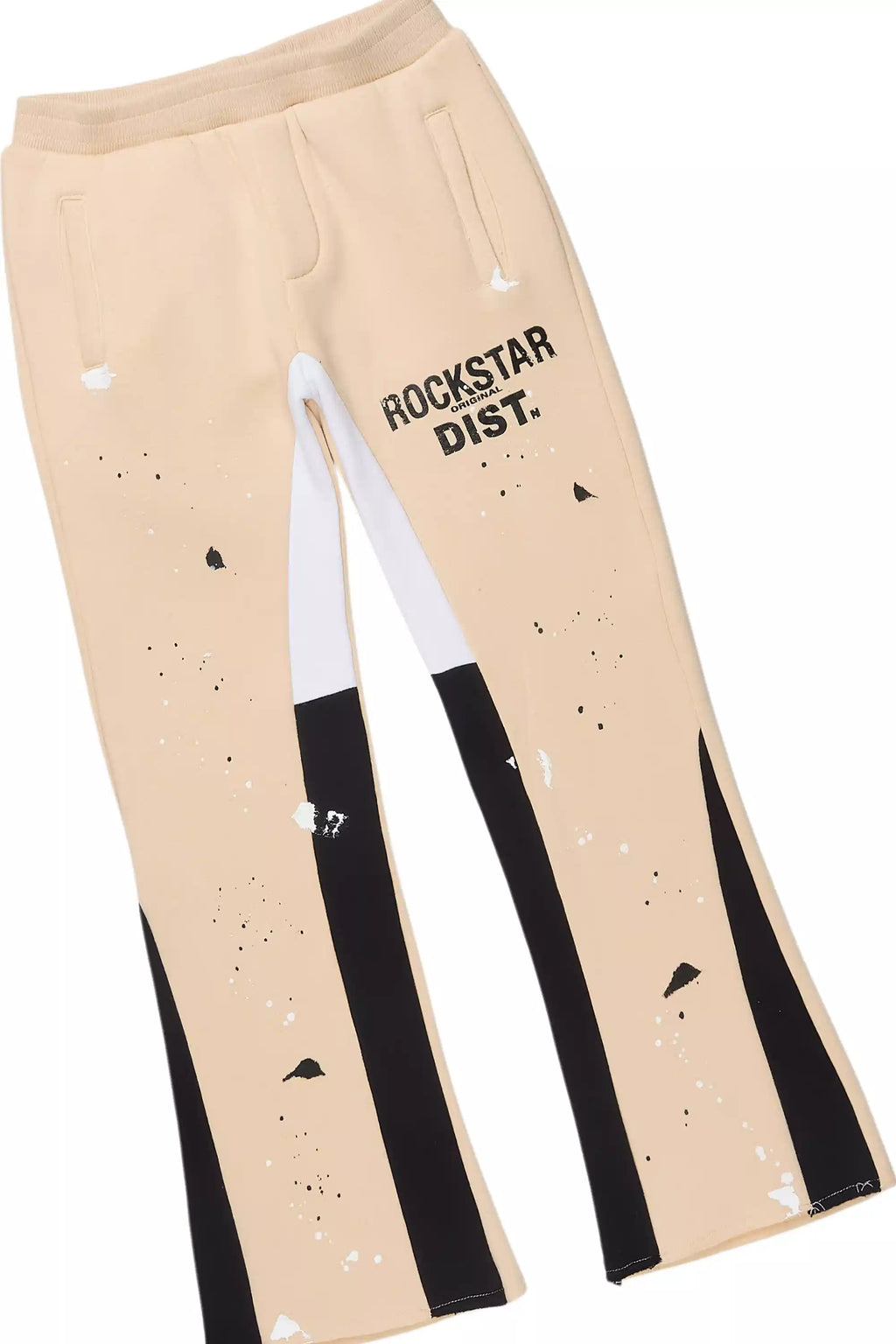 Boys Scottie Tan/Black Stacked Flare Track Set