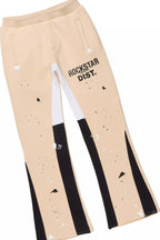 Boys Scottie Tan/Black Stacked Flare Track Set