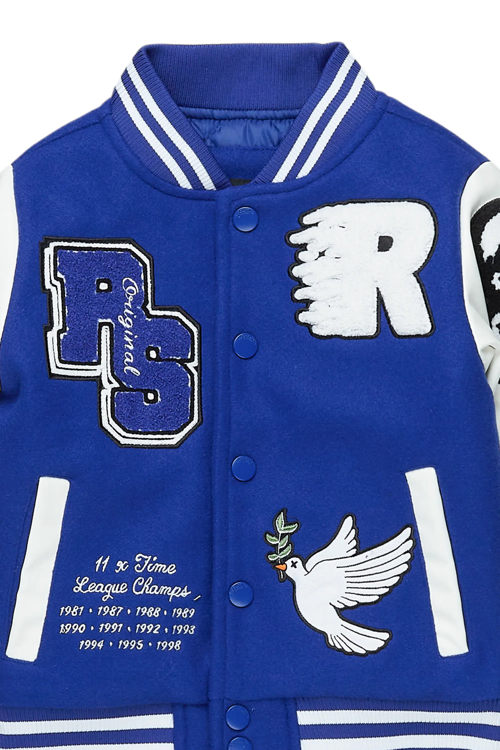 Boys Leaner Royal Blue Bomber Jacket