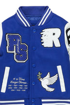 Boys Leaner Royal Blue Bomber Jacket