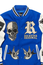Boys Vidar Royal Blue Varsity Jacket