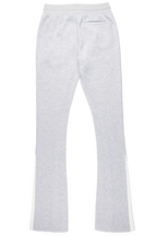 Everest Heather Grey Stacked Flare Track Pant