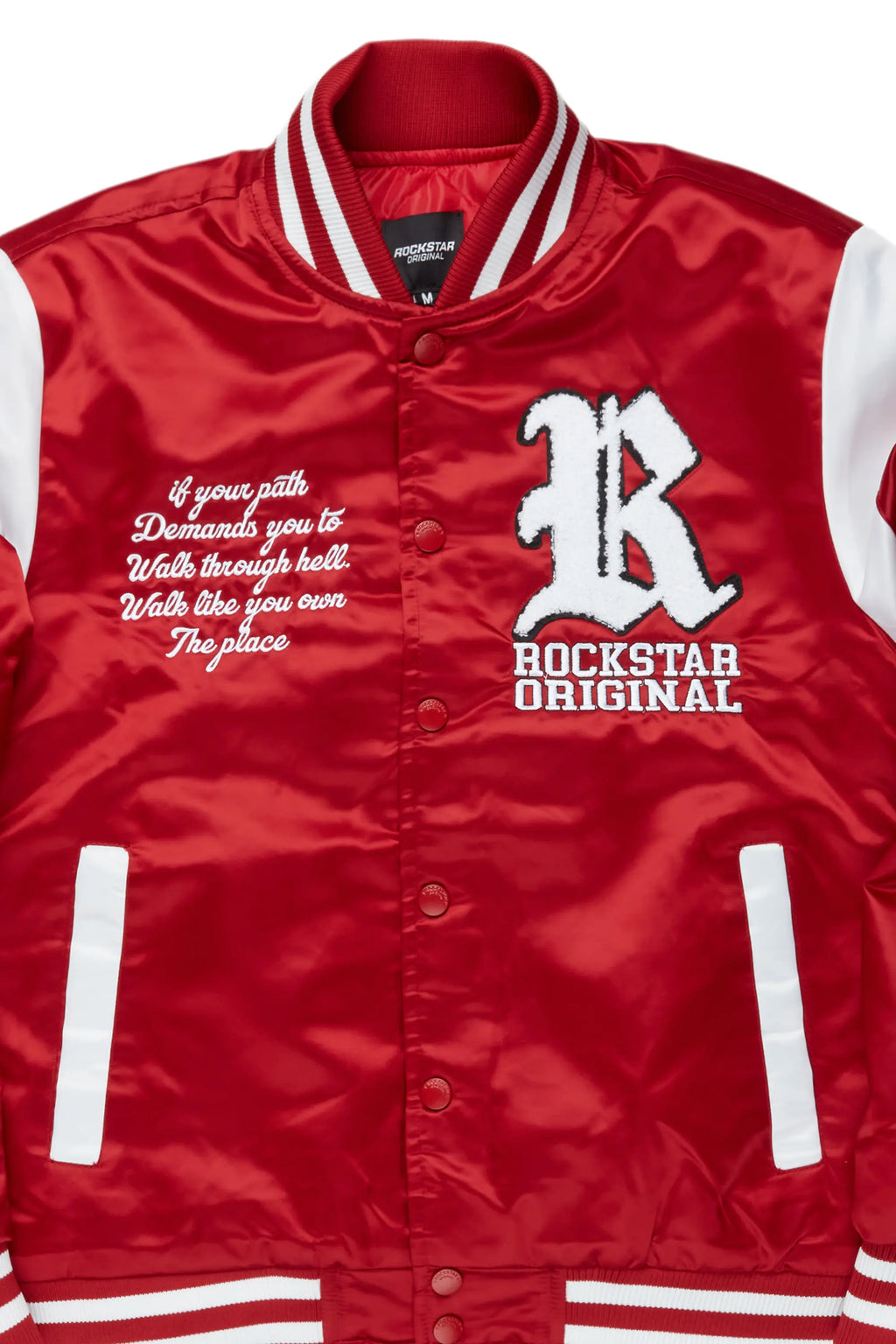 Geir Red Varsity Jacket