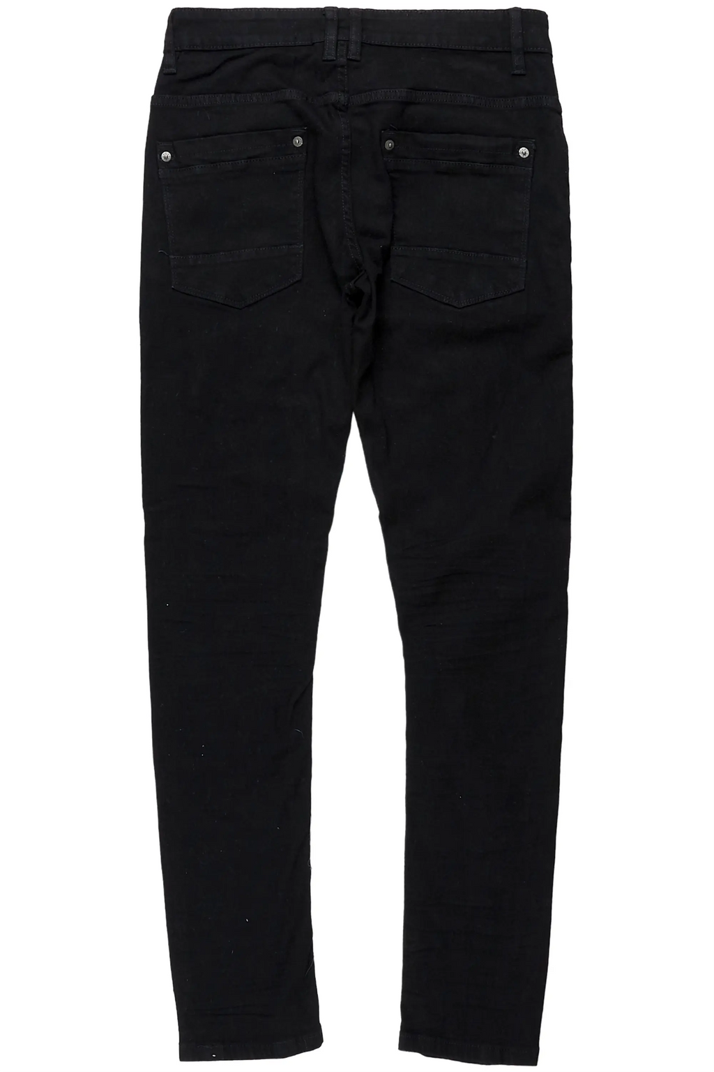 Gaines Black Ripped Slim Straight Jean