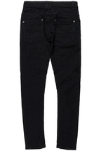 Gaines Black Ripped Slim Straight Jean