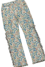 Boys Fallon Vintage Beige Hoodie/Stacked Flare Jean Set