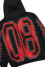 Alim Black/Red Hoodie/Baggy Track Pant Set