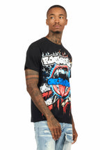 Lennox Black Graphic T-Shirt
