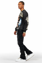 Deiter Black Graphic Crewneck