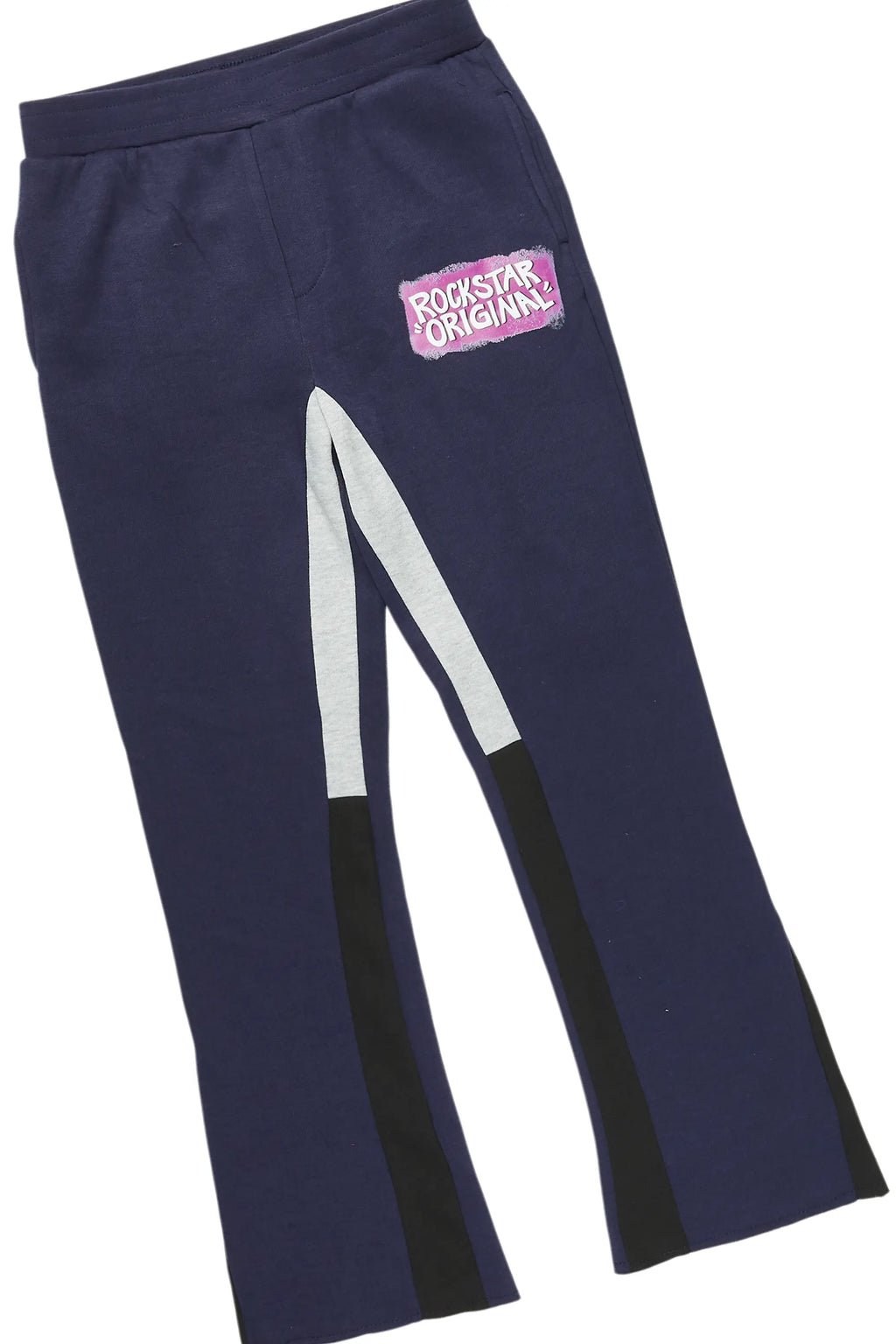 Girls Bena Navy Stacked Flare Track Set