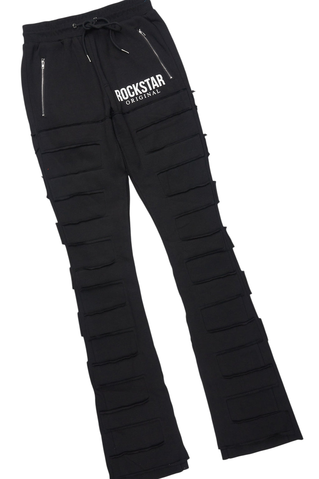 Emilio Black T-Shirt/Stacked Flare Track Set