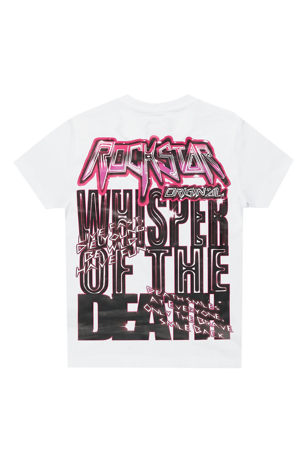 Girls Bastina White Graphic T-Shirt