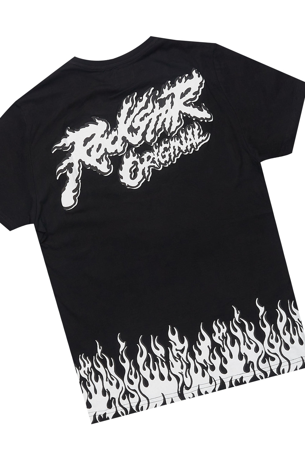 Boys Bubble Black T-Shirt/Short Set