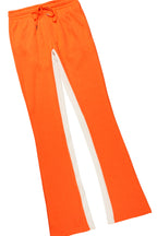 Basic Orange Hoodie/Baggy Track Pant Set