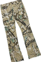 Boys Beau Vintage Navy Hoodie & Hutch Tree Camo Stacked Jean Set