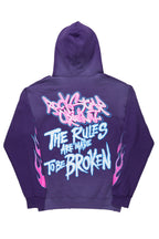 Rafe Purple Graphic Hoodie