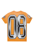 Alim Orange Oversized Graphic T-Shirt