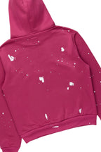 Maisha Black/Fuchsia Hoodie/Super Stacked Jean Set