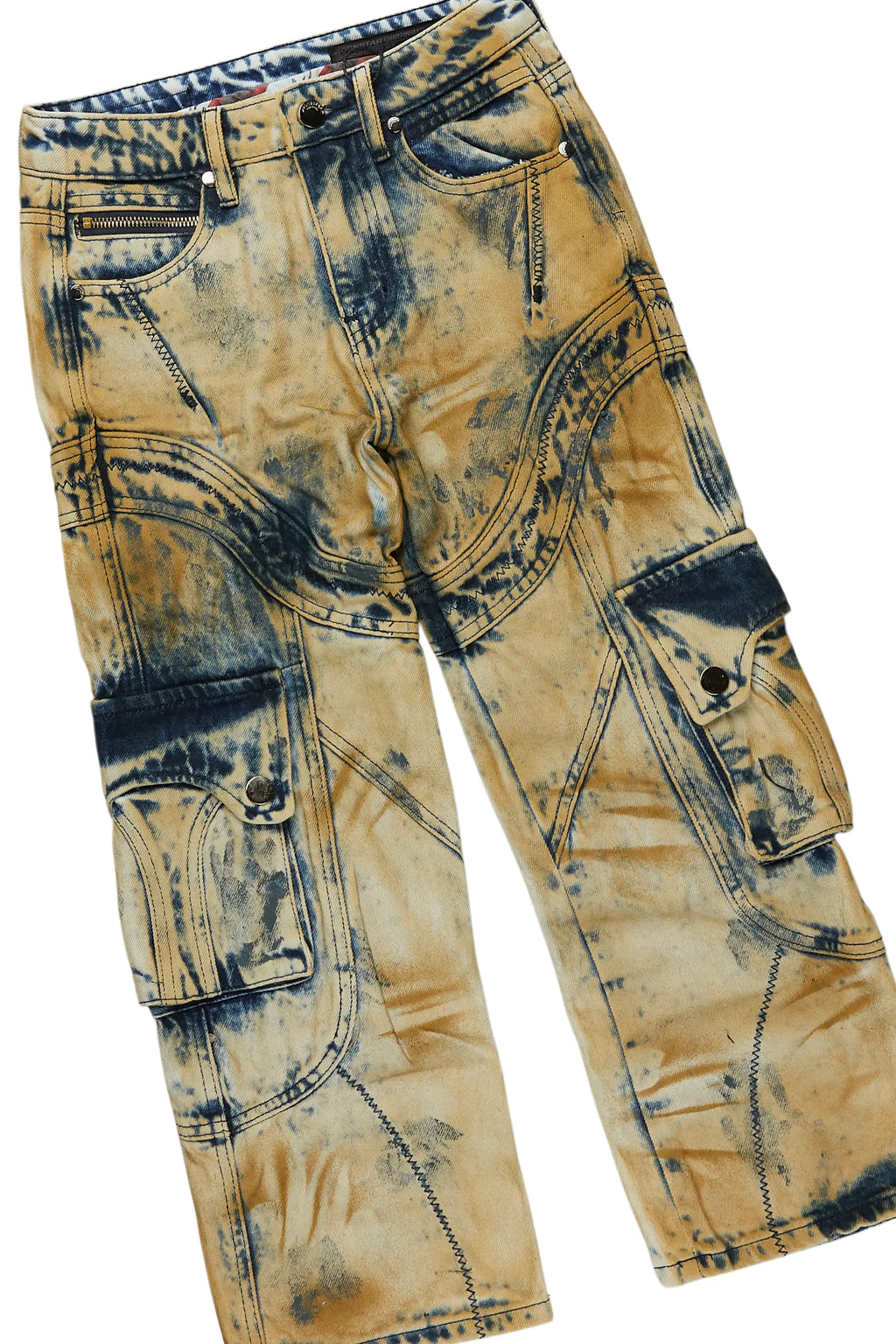 Boys Amos Navy Hoodie/Baggy Fit Jean Set