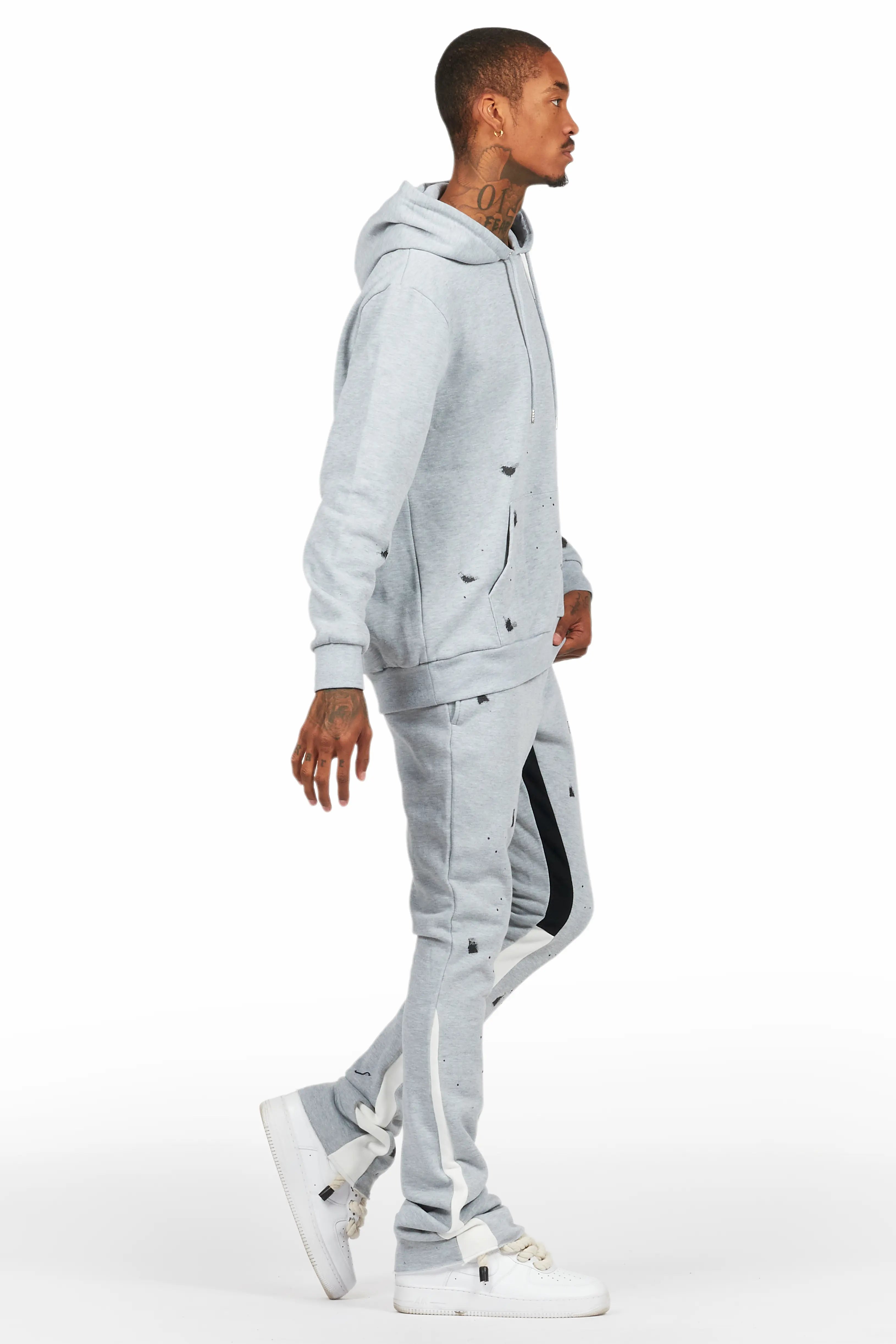 Raffer Heather Grey 2.0 Stacked Flare Track Set