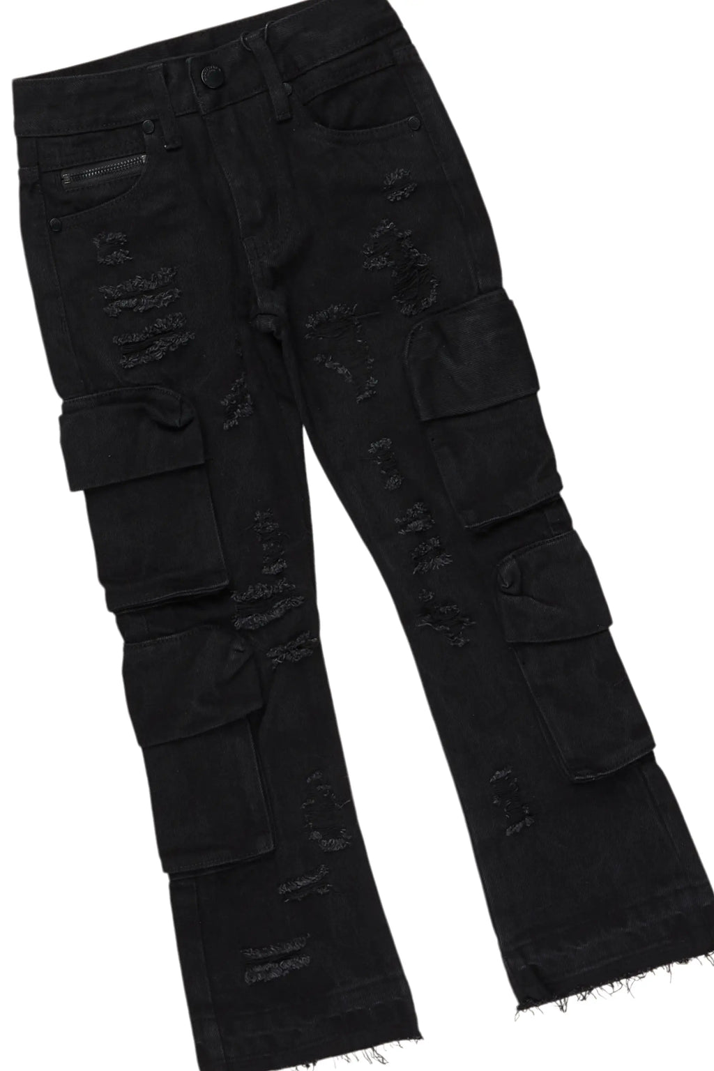 Boys Hassan Dark Green Hoodie/Baggy Fit Jean Set