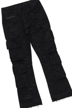 Boys Hassan Dark Green Hoodie/Baggy Fit Jean Set