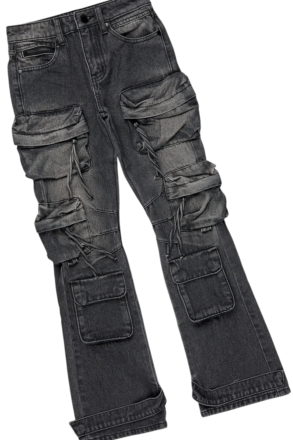 Boys New Hope Black Hoodie/Baggy Fit Jean Set