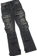 Boys New Hope Black Hoodie/Baggy Fit Jean Set