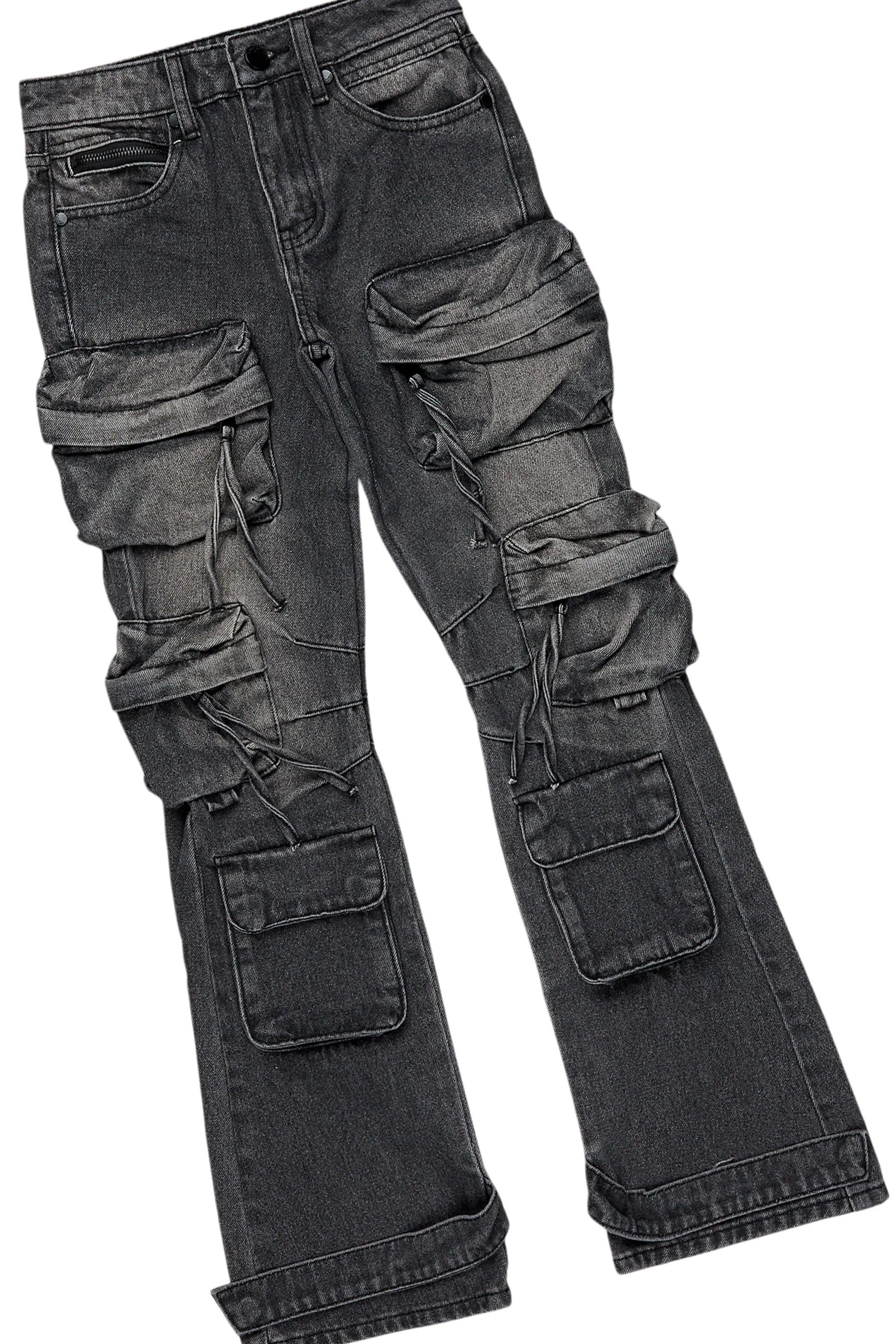 Boys New Hope Black Hoodie/Baggy Fit Jean Set