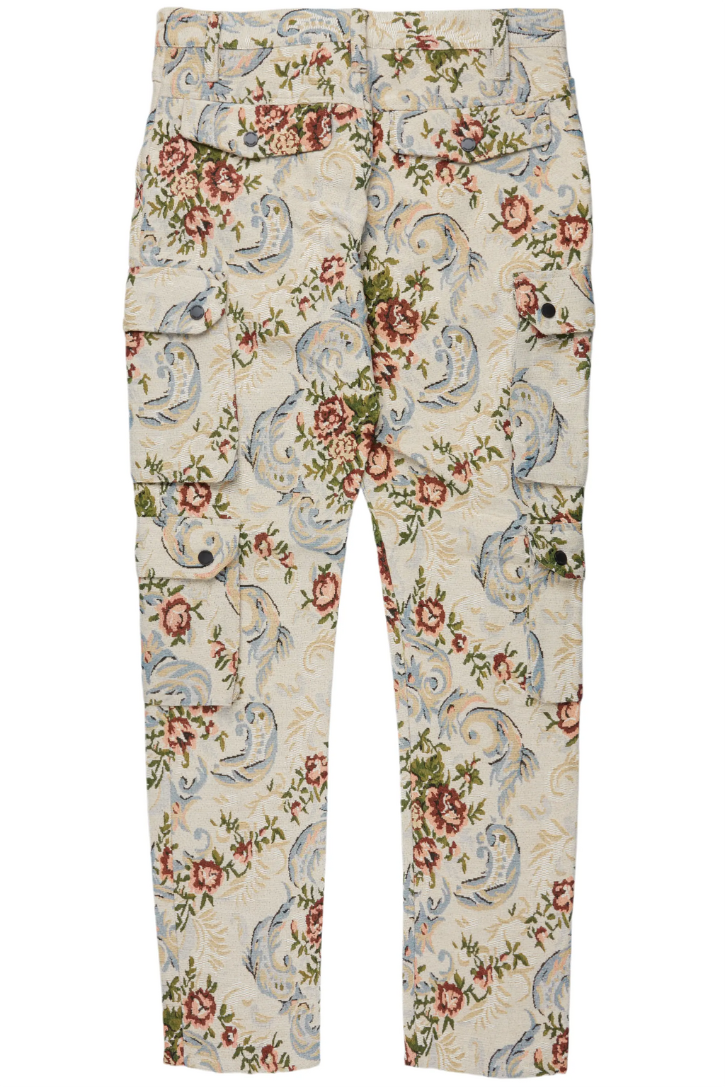 Kader Beige Multi Tapestry Cargo Jean