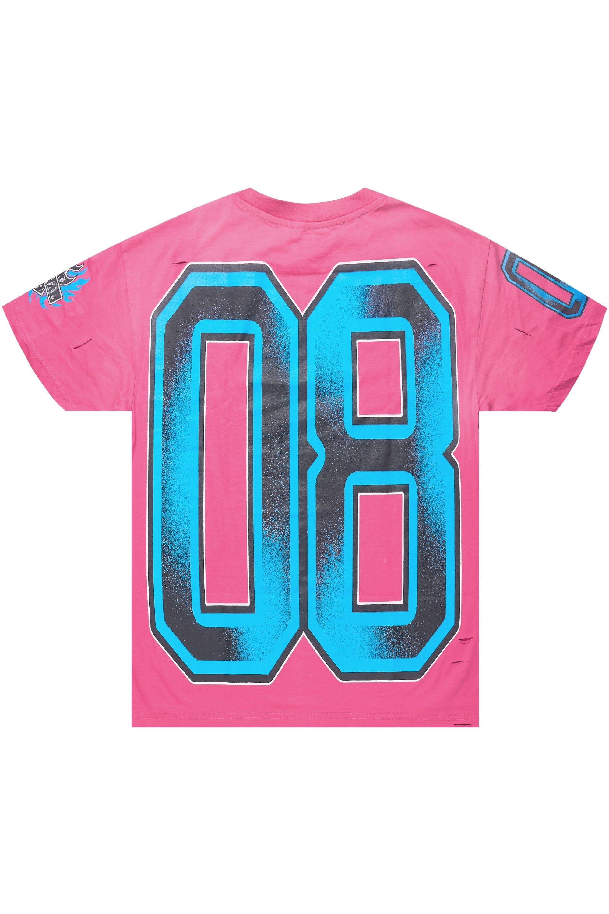 Alim Fushia Oversized Graphic T-Shirt