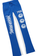 All Seeing Eyes White/Royal Long Sleeve T-Shirt/Baggy Pant Set