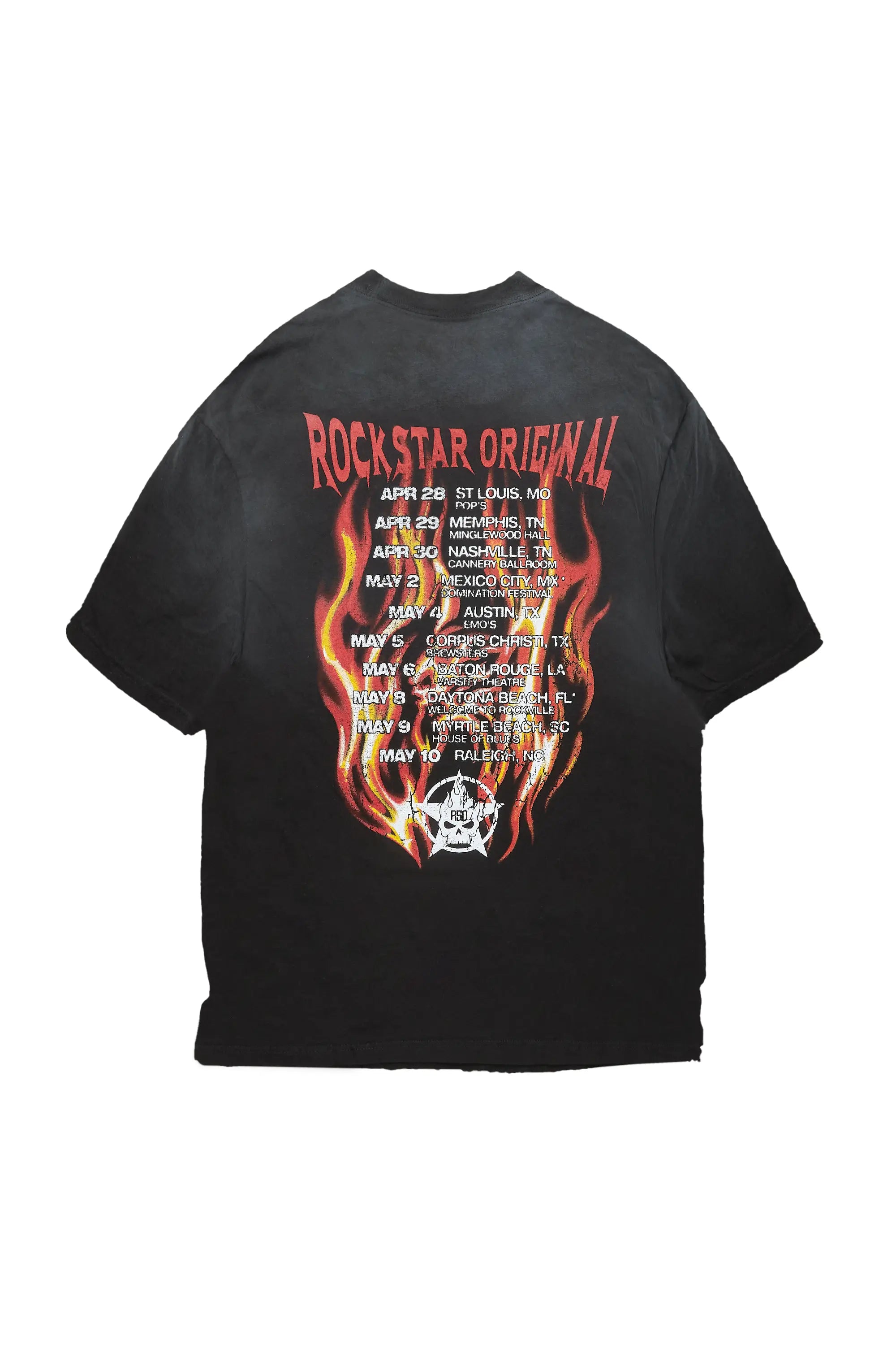 Saber Black Oversized Graphic T-Shirt