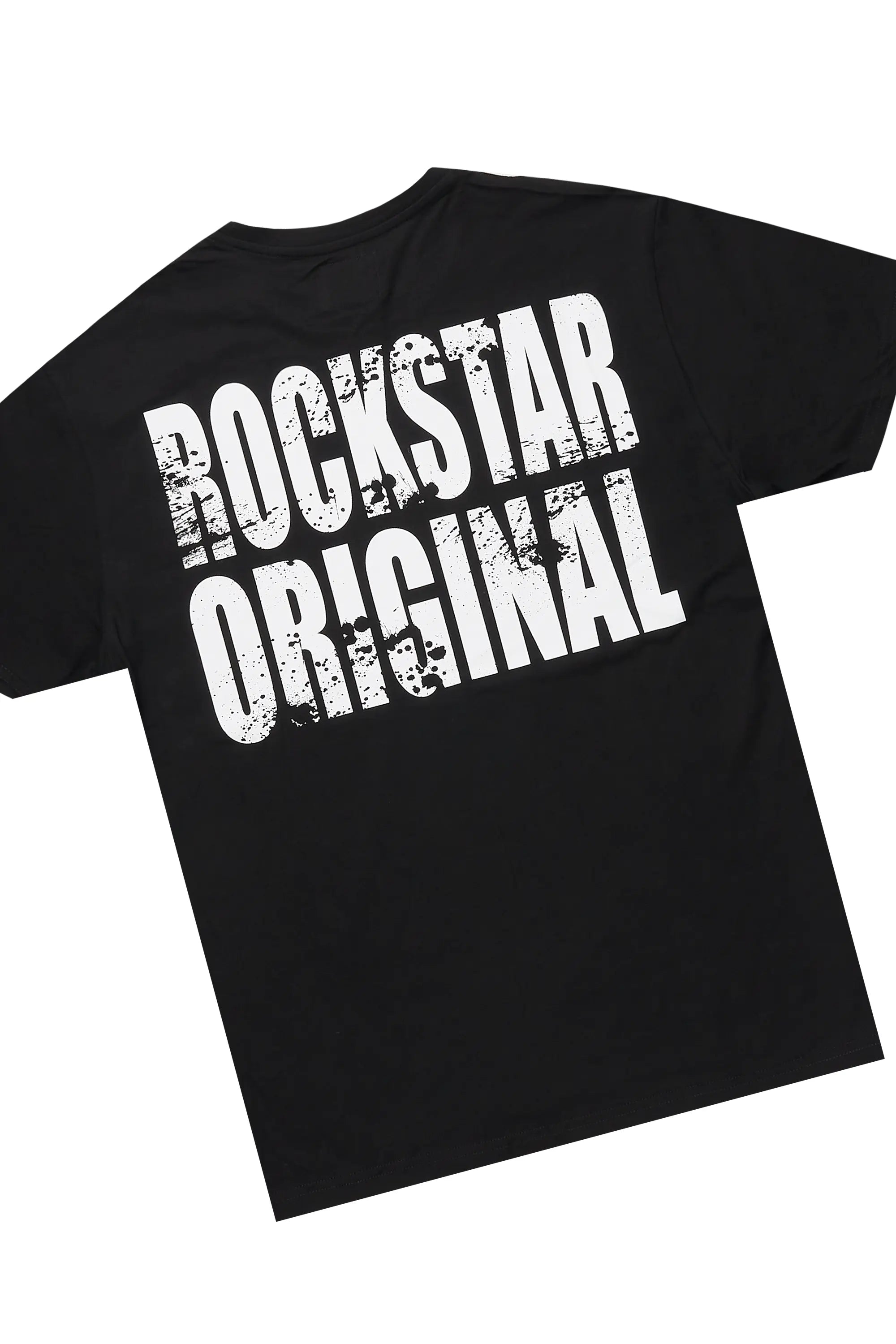 Keve Black T-Shirt Stacked Flare Track Set