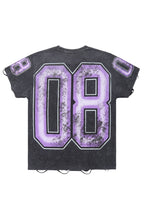 Fields Black/Purple Oversized Graphic T-Shirt