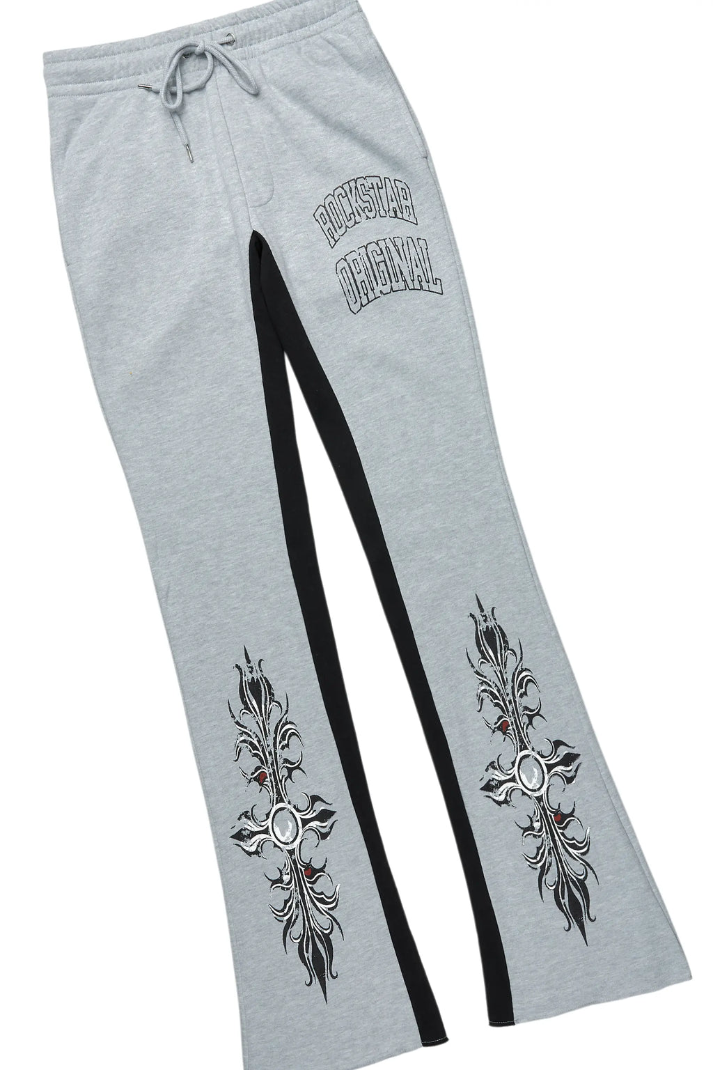 Akio Heather Grey Hoodie/Baggy Track Pant Set