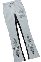 Akio Heather Grey Hoodie/Baggy Track Pant Set