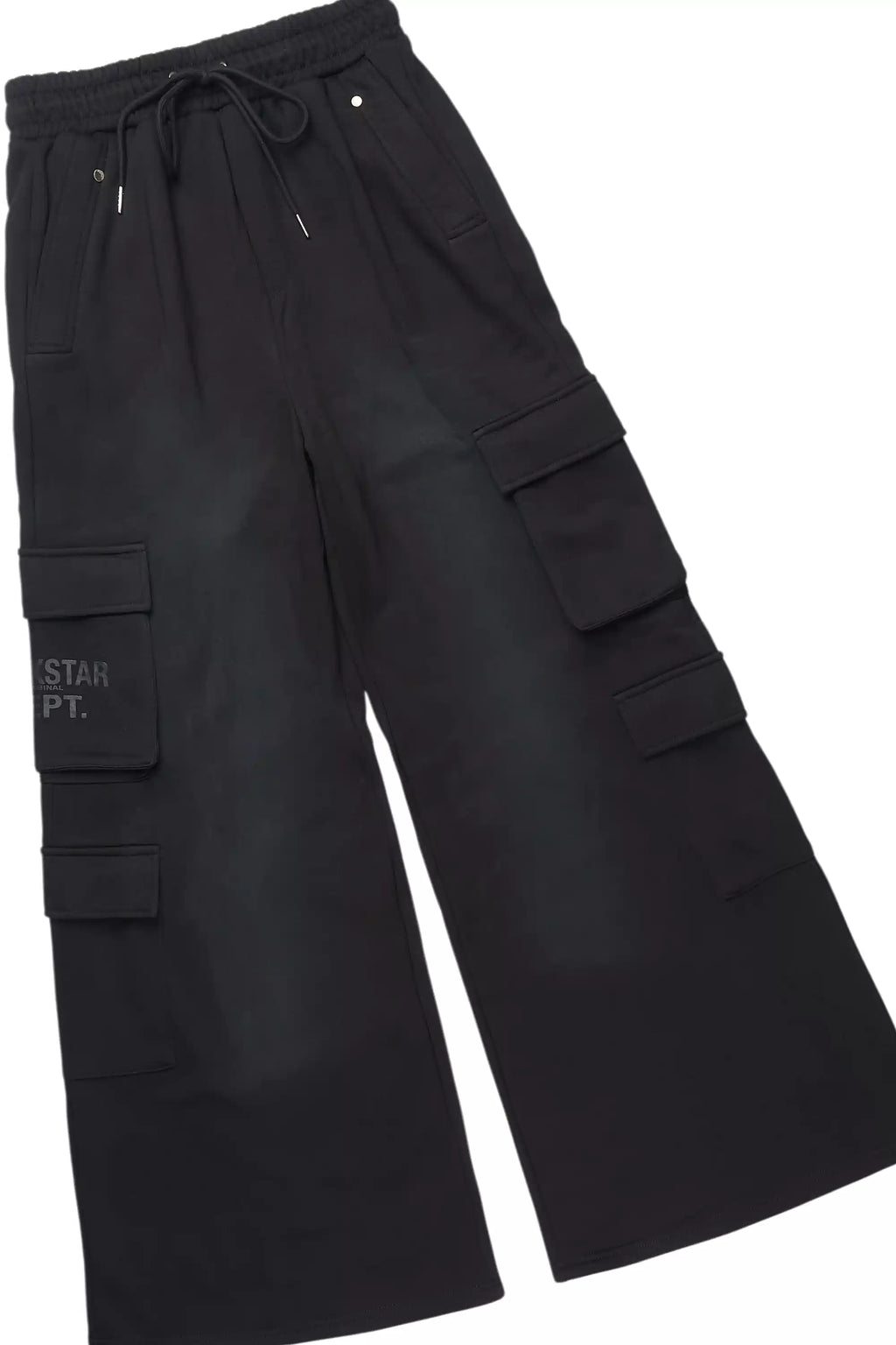 Abilio Black T-Shirt/Baggy Stacked Track Set