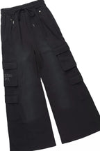 Abilio Black T-Shirt/Baggy Stacked Track Set