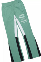 Boys M4 Video Games Sage/White Stacked Flare Track Set