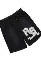 Alik White/Black Crop Boxy Tee Short Set