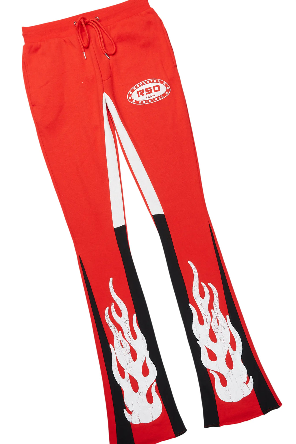 Amos Red/White Hoodie/Stacked Flare Track Set