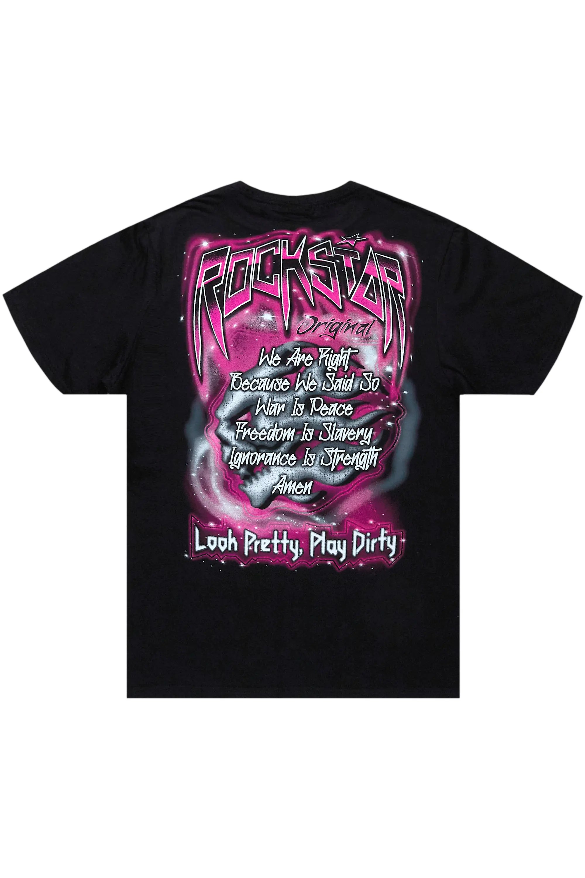 Kinai Black Oversized T-Shirt