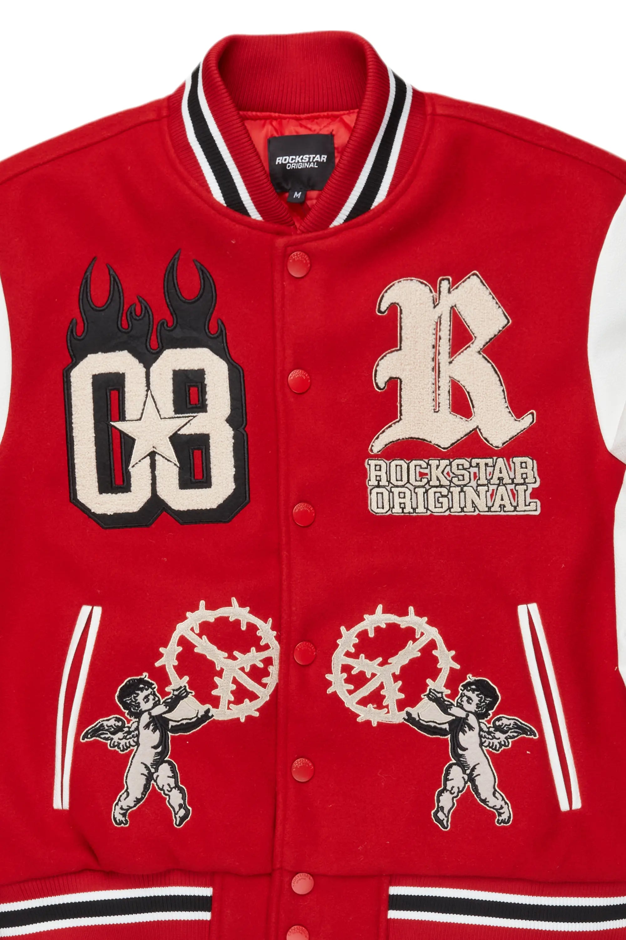 Rune Red Varsity Jacket
